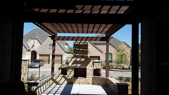 Chimney and grill exterior